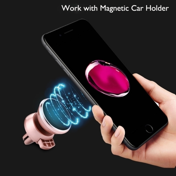 Phone Ring holder Metallic Rain Drop Phone Kickstand Phone Grip - Picture 6 of 8